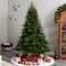 8ft. Pre-Lit Colorado Mountain Fir Natural Look Artificial Christmas Tree, White LED Lights